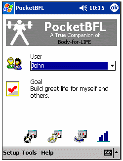 PocketBFL: Body for LIFE Companion 2.0