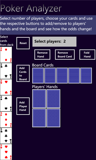 Poker Analyzer 1.3.0.0