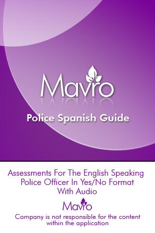 Police Spanish Guide (PSG) v2.1.14
