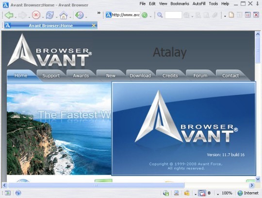 Portable Avant Browser 2013 Build 17
