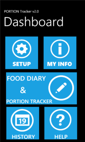 Portion Tracker Application 2.2.0.0