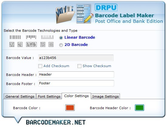 Postal Service Barcode Creator 7.3.0.1