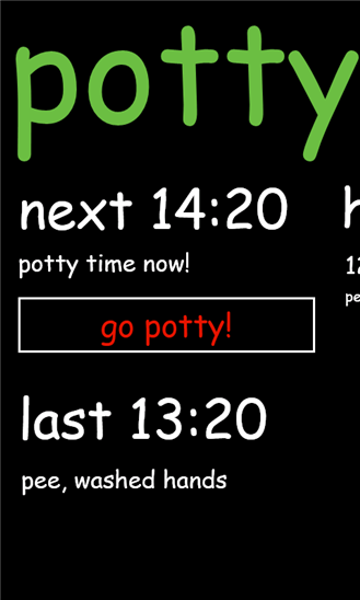Potty Diary 1.0.0.0