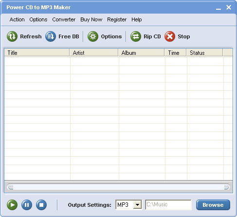 Power CD to MP3 Maker 1.12