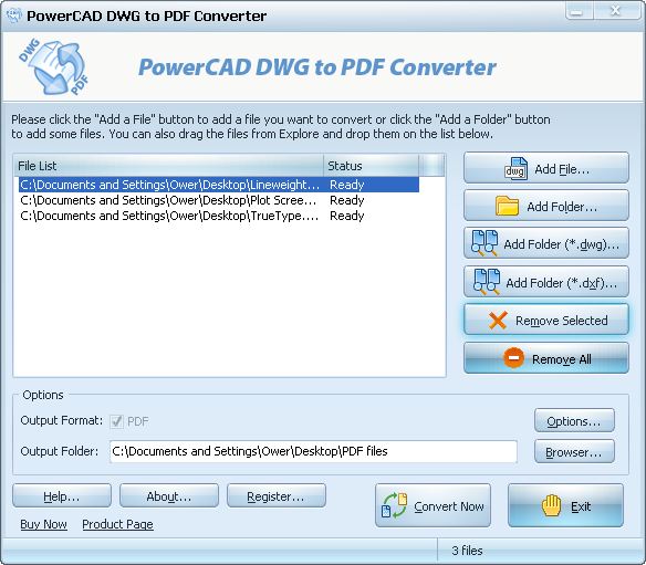 PowerCAD DWG to PDF Converter 6.7.3