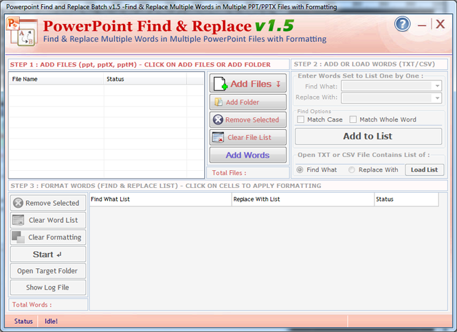 Powerpoint Find & Replace 1.5