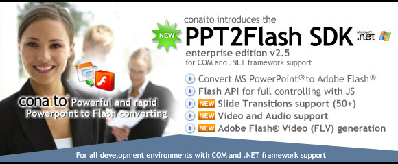 PPT2Flash SDK for .NET ASP.NET COM 2.5