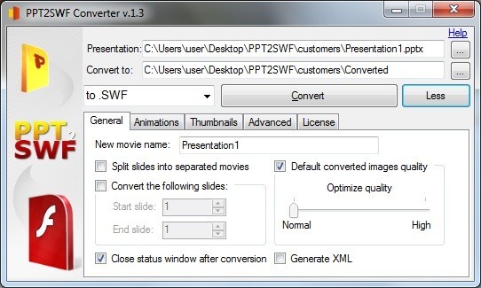 PPT2SWF Converter 1.3