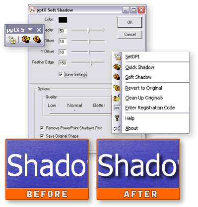 pptXTREME SoftShadow for PowerPoint 1.01.07