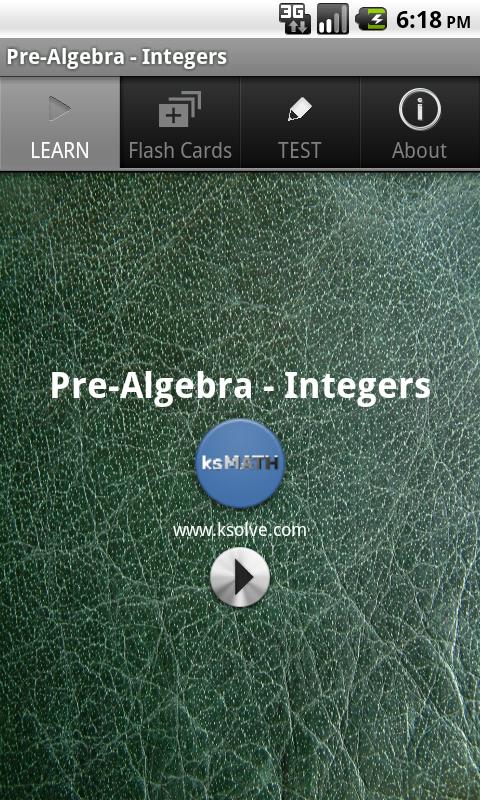 Pre-Algebra - Integers 3.0