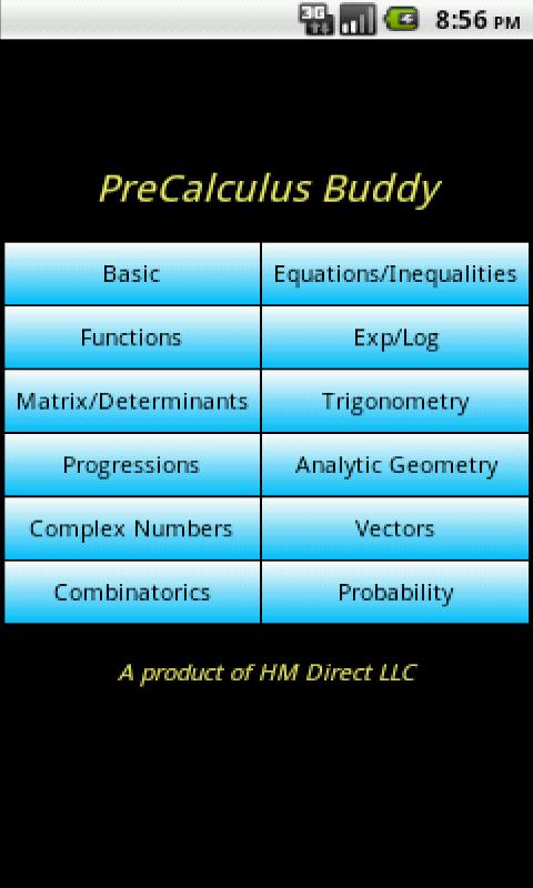 PreCalculus Buddy 1.02