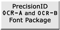 PrecisionID OCR-A and OCR-B Fonts 3.0