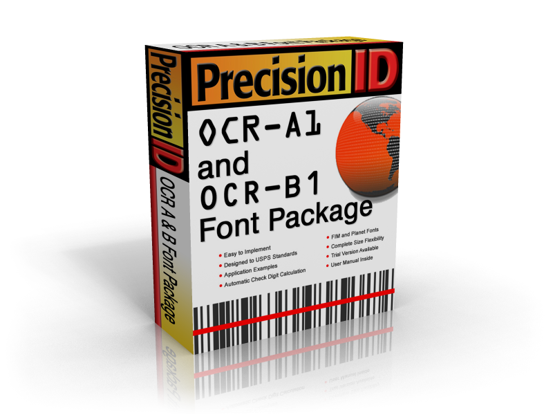 PrecisionID OCR Fonts 2012