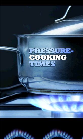 Pressure cooking times 1.0.0.0