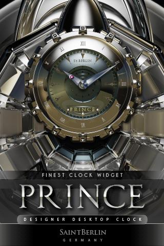 PRINCE designer clock widget 2.22