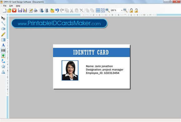 Printable ID Cards Maker 7.3.0.1