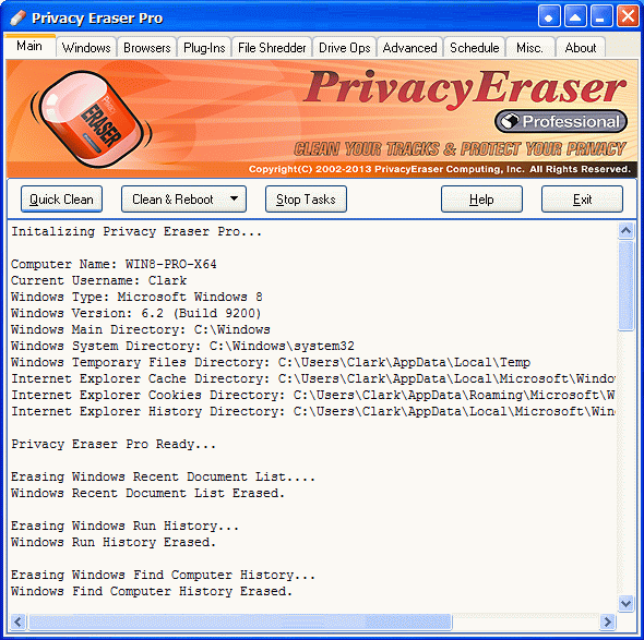 Privacy Eraser Pro 9.95
