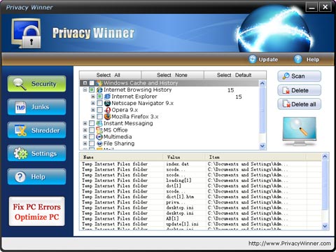 Privacy Winner 5.9.5.12
