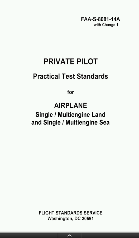 Private Pilot Test Standards 2