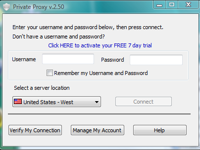 Private Proxy Anonymous Surfing 2.5