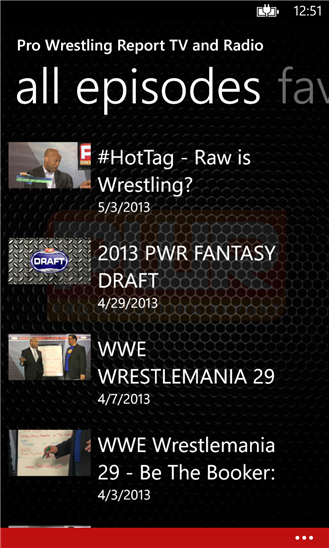 Pro Wrestling Report TV and Radio 1.17.0.2