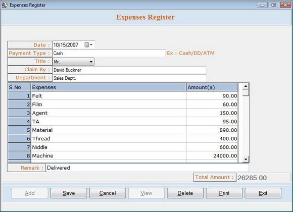 Professional Accounting Software 3.0.1.5
