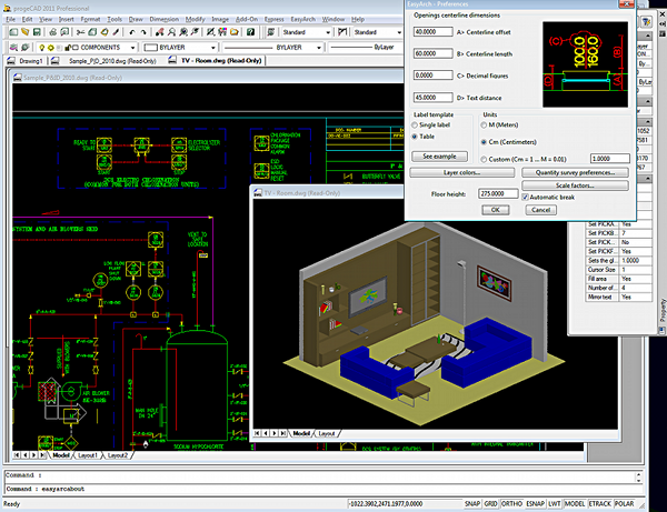 progeCAD Professional 2011 DWG CAD 11.0.8.32