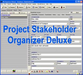 Project Stakeholder Organizer Deluxe 3.9