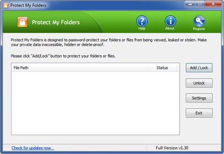 Protect My Folders 1.3