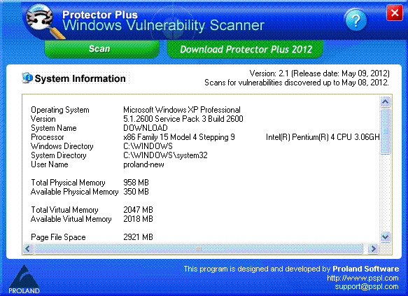 Protector Plus Vulnerability Scanner 2.03