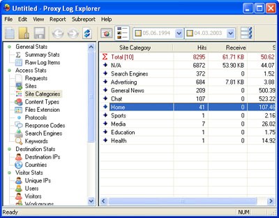 Proxy Log Explorer 5.6