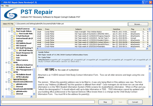PST to Outlook Converter 7.2