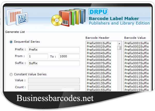 Publishers Barcode Generator Software 7.3.0.1