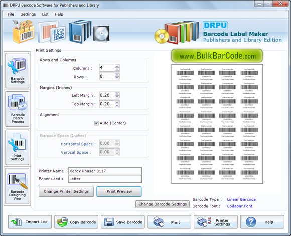 Publishing Industry Barcode Software 7.3.0.1