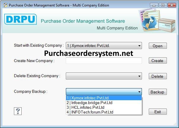 Purchase Order for Multi Company 3.0.1.5