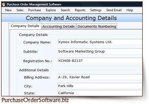 Purchase Order Templates Software 3.0.1.5