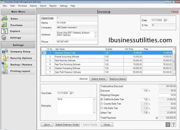Purchase Order Utilities 3.0.1.5