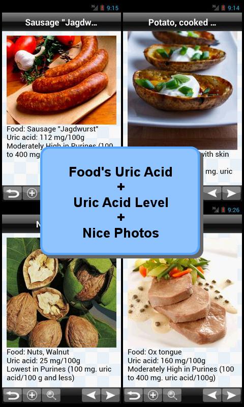 Purine and Uric Acid Food List 2.0