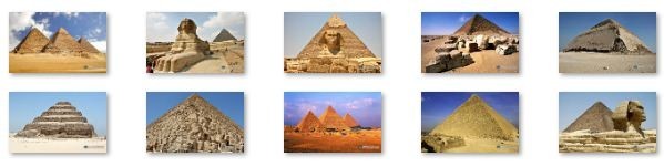 Pyramids and Sphinx Ubuntu Linux Theme 1.00