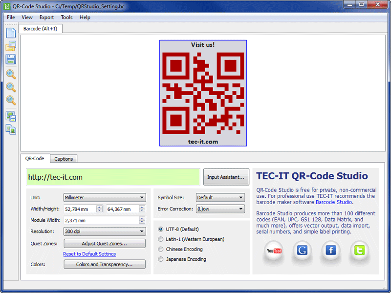 QR-Code Maker Freeware 1.0.0