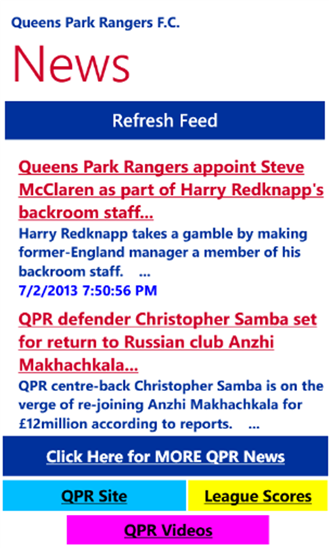 Queens Park Football News 5.0.0.0