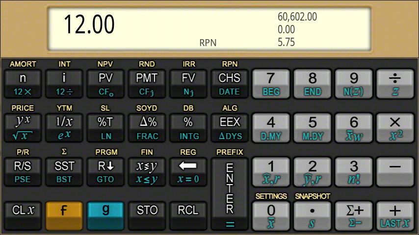 Quick 12C Financial Calculator 1.0