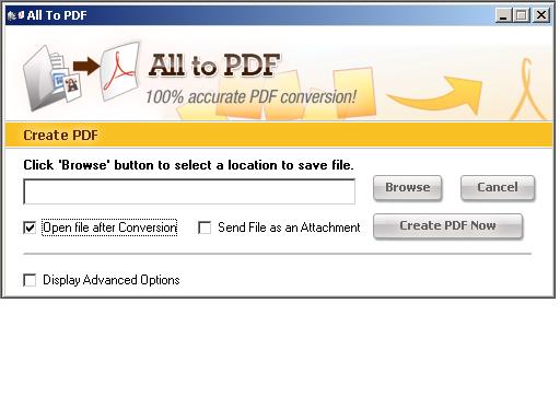 Quick All to PDF 5.0