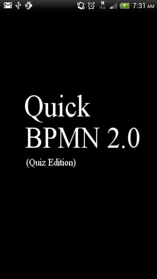 Quick BPMN 2.0 (Quiz Edition) 1.0