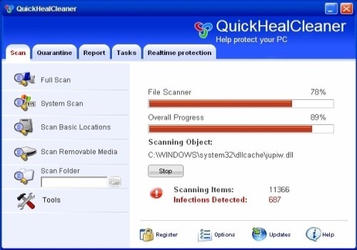 Quick Heal Malware Removal Tool 1.0.0.6