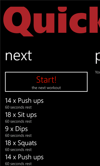 Quick Workout 1.1.0.0