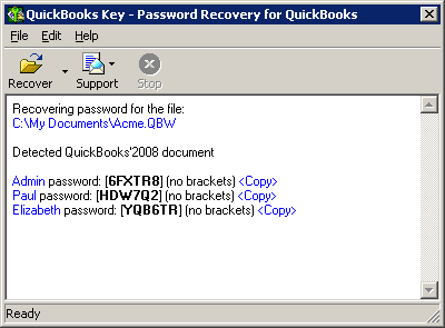 QuickBooks Key 8.0