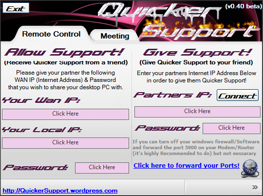 Quicker Support v1.0