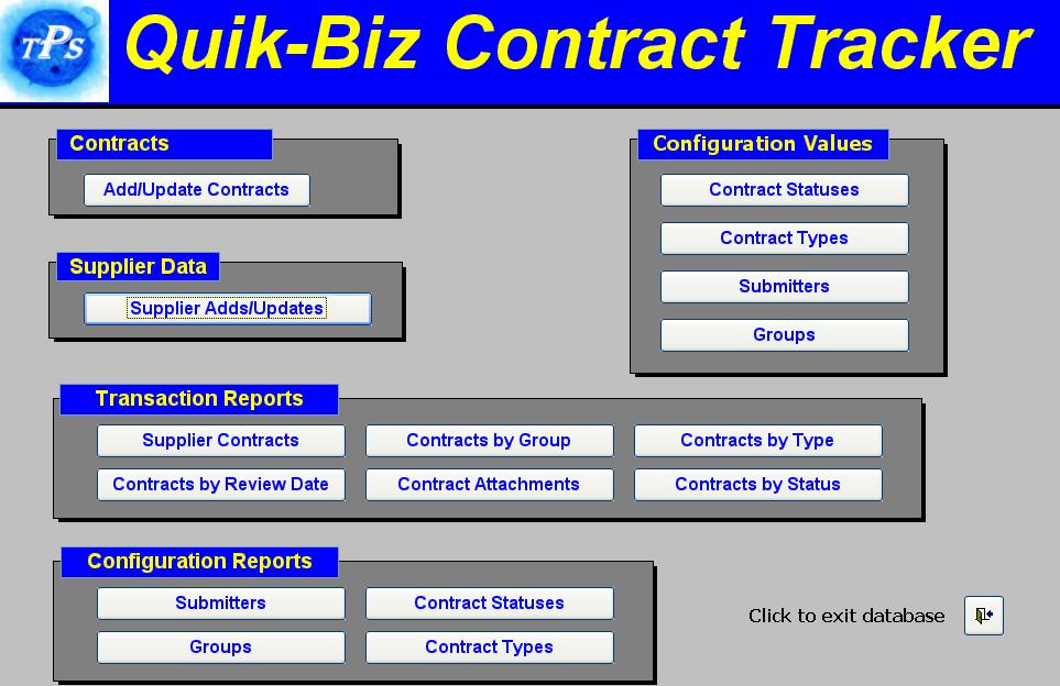Quik Biz-Contract Management System 2.1