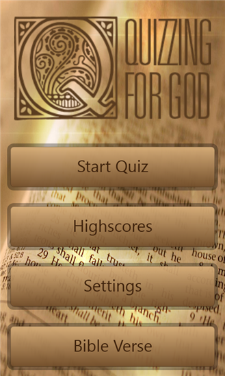 Quizzing for God 1.0.0.0